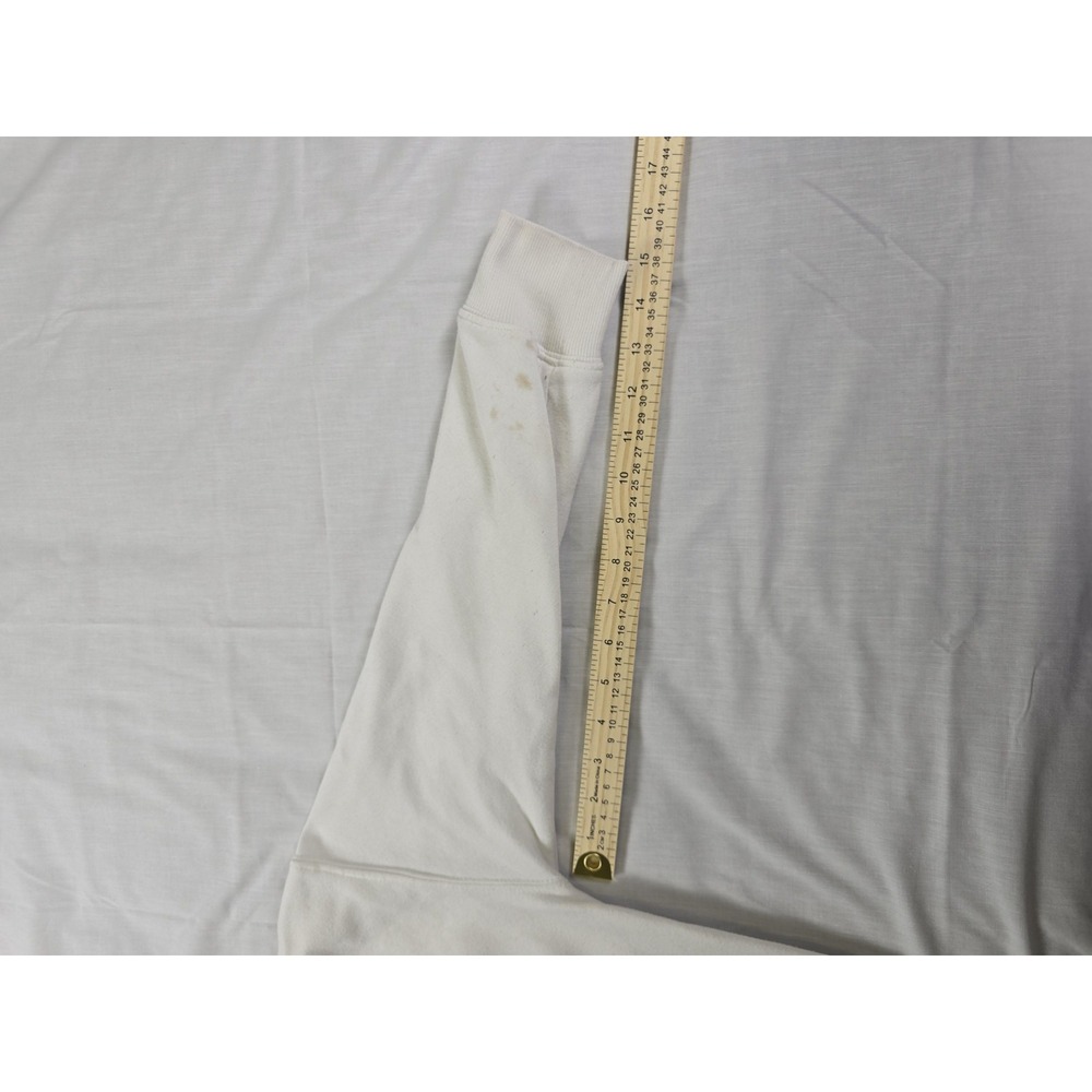Corvette‎ Sweatshirt Mens Large White Original GM Crewneck Pullover Racing Logo - Picture 9 of 10